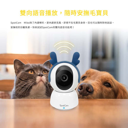 SpotCam Mibo 寵物專用攝影機