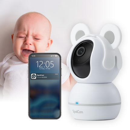 SpotCam BabyCam AI 寶寶攝影機照護組合